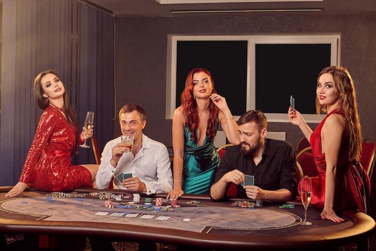 Tampilan meja Speed Baccarat dengan area taruhan pemain, banker, dan tie